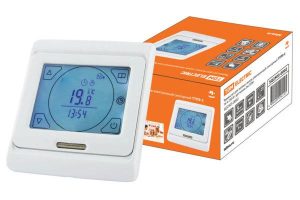 Термостат для теплых полов электронный сенсорный ТТПЭ 2 16А 250В с датчиком 3м tdm