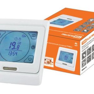 Термостат для теплых полов электронный сенсорный ТТПЭ 2 16А 250В с датчиком 3м tdm