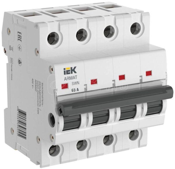 Iek armat Выключатель нагрузки swn 4p 63А ar swn 4 063