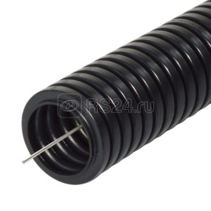 Труба гофрированная ПА безгалогенная (hf) стойкая к ультрафиолету черная с/з d32 мм (25м/1375м уп/па
