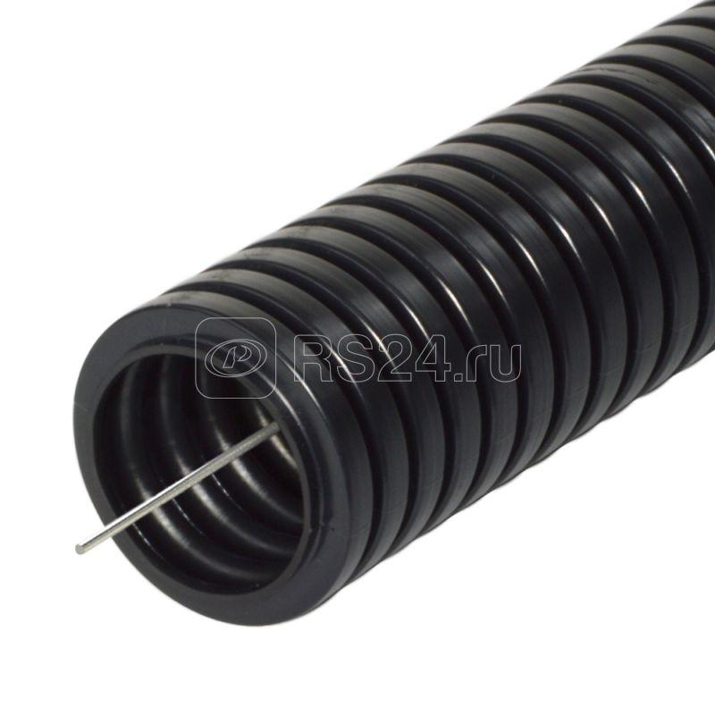 Труба гофрированная ПА безгалогенная (hf) стойкая к ультрафиолету черная с/з d32 мм (25м/1375м уп/па