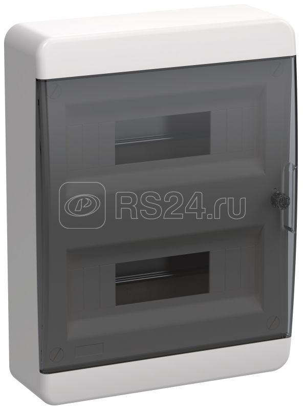 Iek tekfor Корпус пласт. ЩРН П 24 ip41 черн. прозр. дверь tf5 kp12 n 24 41 k01 k03
