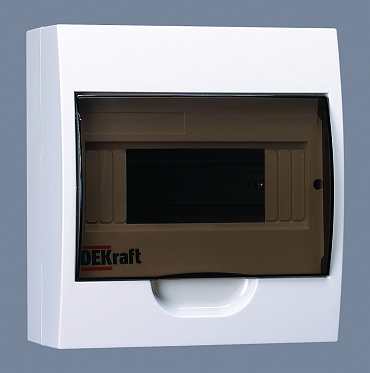 Dekraft Корпус пластиковый навесной 8 мод. ip41 ЩРН П 8 31010dek