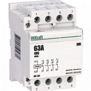 Dekraft Модульный контактор 4НО 63А 230В МК 103 18088dek