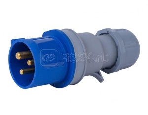 26100dek Вилка перен. 2Р+РЕ 16А 220В ip44 ВП 103