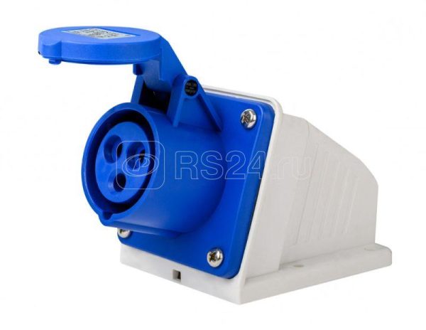 26190dek Розетка стац. 2Р+РЕ 16А 220В ip44 РС 103