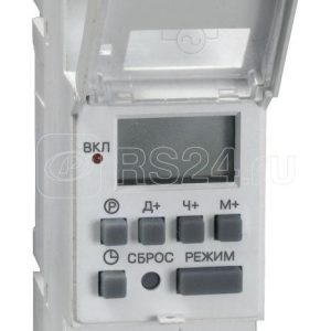 Таймер ТЭ15 цифровой 16А 230В на din рейку iek mta10 16