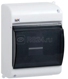Iek krepta 3 Корпус пластиковый КМПн 2/4 ip30 белый откр.монтаж mkp42 n 04 30 12