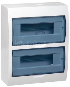 Iek krepta 3 Корпус пластиковый ЩРН П 24 ip40 белый откр.монтаж mkp12 n 24 40 10