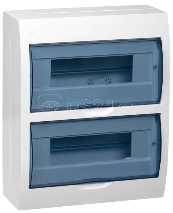 Iek krepta 3 Корпус пластиковый ЩРН П 24 ip40 белый откр.монтаж mkp12 n 24 40 10