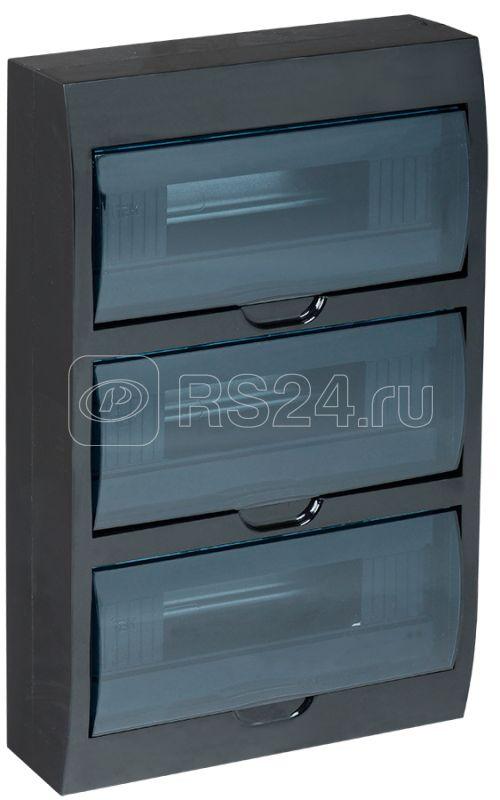 Iek krepta 3 Корпус пластиковый ЩРН П 36 ip41 черный откр.монтаж mkp12 n 36 41 k02