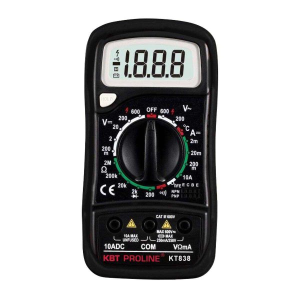 Мультиметр цифровой kt 838 серия proline (КВТ)