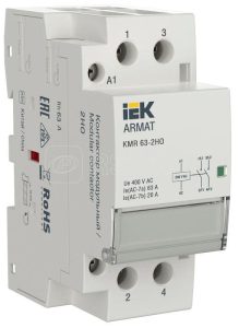 Iek armat Контактор модульный kmr 63А 230В ac 2НО ar kmr10 063 20 230