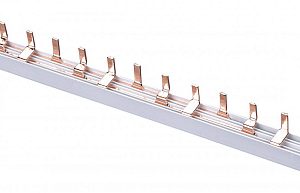Dekraft Шина соединительная типа pin (штырь) 3p до 63А 1 м. 18х3 контактов ШС 101 32034dek