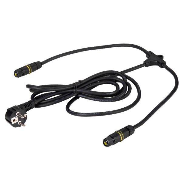 Комплект соединительный для прожекторов (тройник) wolta wpc pcd/01b черный