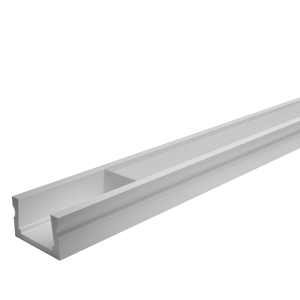 Профиль алюминиевый накладной wolta wap s 16/6/2000 w белый, 6х16х2000 мм готовый комплект