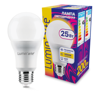 Светодиодная лампа lumin'arte lstd a65 25w3ke27 25Вт 3000k e27