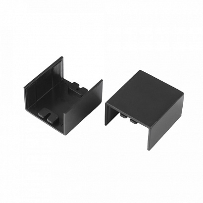 Соединитель на стык 40х25 черный (4 шт/комп) Промрукав