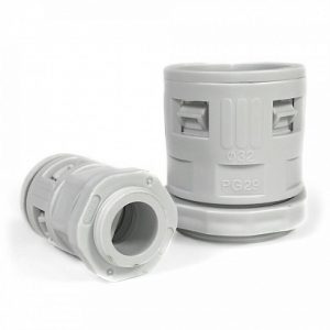 Муфта вводная для гофрированных труб серая ВМ ГТ 32 Промрукав