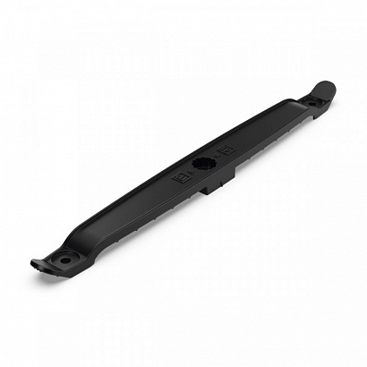 Держатель плоского кабеля двусторонний для прямого монтажа на 8 мест в гофроящике черный (290 шт/кор