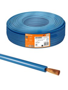 Провод ПуГВнг(А) ls 1х2,5 ГОСТ (100м), синий tdm