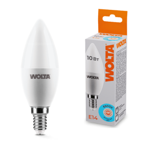 Светодиодная лампа wolta 25wc10e14 10Вт 6500k e14