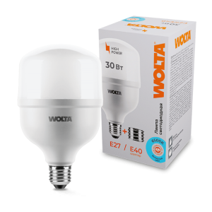 Светодиодная лампа wolta 25whp30e27/40 30Вт 6500К Е27/Е40