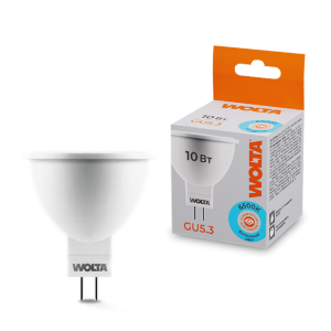Светодиодная лампа wolta 25wmr16 220 10gu5.3 10Вт 6500k gu5.3