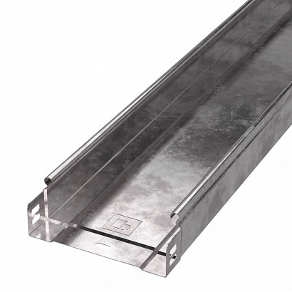 Лоток неперфорированный Стандарт 150х50х3000 (0,7 мм) (6 м/уп) Промрукав