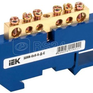 Iek Шина n ноль на din изол ШНИ 6х9 6 Д С ynn10 69 6d k07