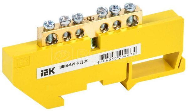 Iek Шина pe земля на din изол ШНИ 6х9 6 Д Ж ynn10 69 6d k05