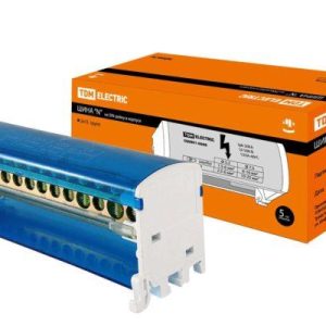 Шина "n" нулевая на din рейку в корпусе 2х15групп tdm