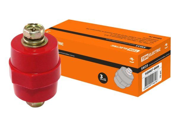 Изолятор sm35 силовой h35xd32xm8мм с болтом tdm