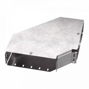 Угол горизонтальный 90 градусов с крышкой Стандарт 300х100 (0,8 мм) Промрукав