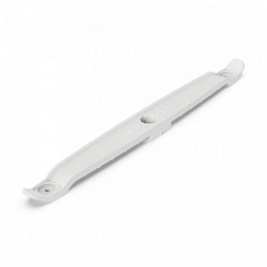 Держатель плоского кабеля двусторонний для прямого монтажа на 12 мест в гофроящике белый (210 шт/кор