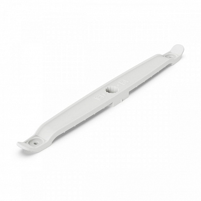 Держатель плоского кабеля двусторонний для прямого монтажа на 12 мест в гофроящике белый (210 шт/кор