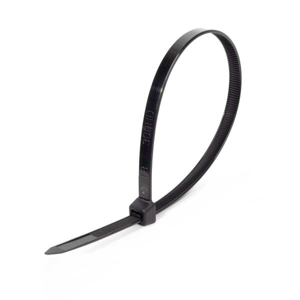 Стяжка нейлоновая КСС «nord» 4х200 (черн) (100шт) (fortisflex)