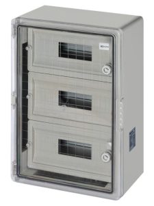 Бокс ЩРН П 36 модулей, прозр. крышка, abs, ip65, от 45 до +75 °С, навесной, (350х500х190) tdm