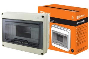 Бокс ЩРН П 8 модулей навесной пластик ip65 tdm