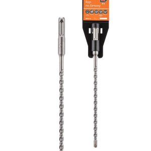 Бур по бетону, 6?210?150 мм, sds plus, 4 резца, пластиковый держатель, 1 шт, "Рубин" tdm