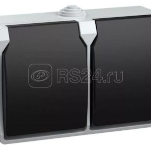 Iek fors РСб22 3 ФСр Розетка двухместная с з/к для открытой установки ip54 ers22 k03 16 54 dc
