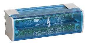 Iek Шины на din рейку в корпусе (кросс модуль) l+pen 2х15 ynd10 2 15 125
