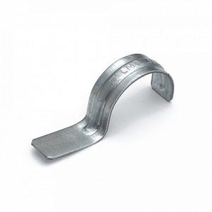 Скоба металлическая однолапковая СМО d31 32 мм для монтажного пистолета (без отверстий) (50 шт/уп) П