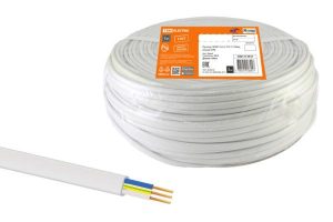 Провод ПГВВП 3х2,5 ГОСТ (100м), белый tdm
