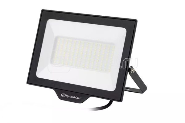 Прожектор светодиодный СДО fl 10 c 150w vw 840 bk cl 327х260х31.5мм 150Вт 4000К ip65 уличный черн. Р