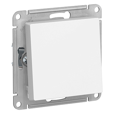 Systeme electric atlasdesign Бел Переключатель 1 клавишный, сх.6, 10АХ, механизм se atn000161