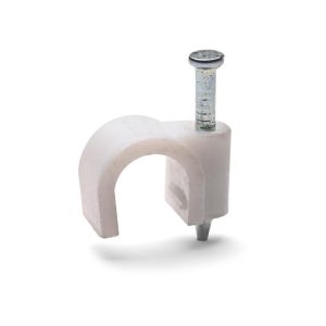 Скоба пластиковая СПК 10 (25шт) (fortisflex)