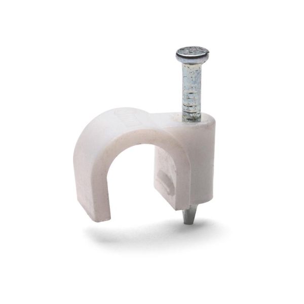 Скоба пластиковая СПК 12 (20шт) (fortisflex)