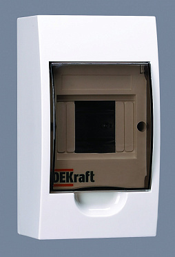 Dekraft Корпус пластиковый навесной 4 мод. ip41 ЩРН П 4 31008dek