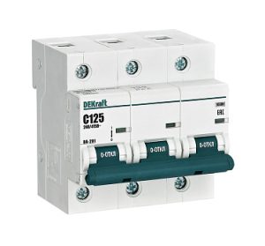 Dekraft Автоматический выключатель 3Р 125А х ка С ВА 201 10кА 13027dek